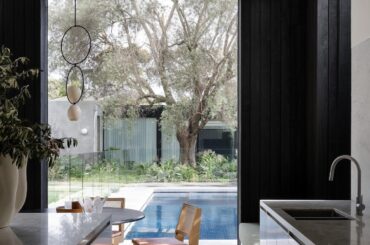 View from the modern extension to a Victorian villa in Brighton, Melbourne, Victoria, Australia [1181x1771]