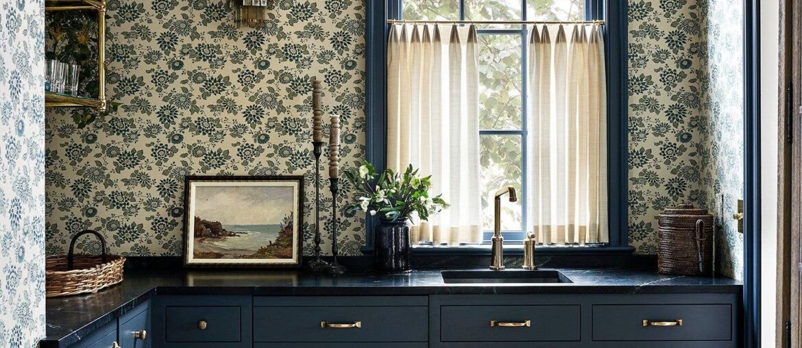 English-inspired butler's pantry in a North Arlington home, Arlington County, Virginia [1500x2250]