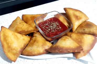 Tortilla Pizza Triangle delicious and crispy