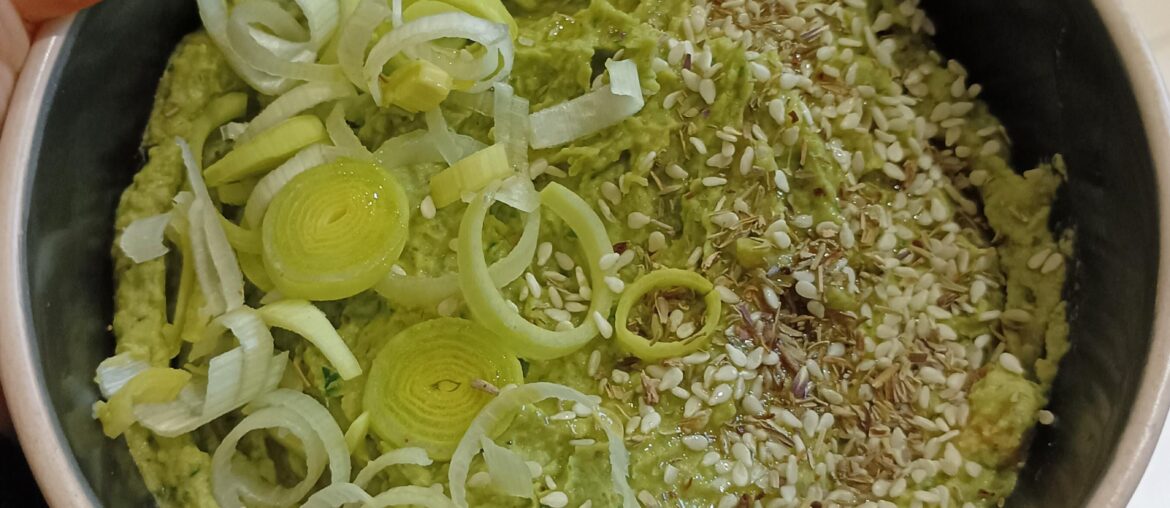 Houmous vert ! (et délicieux)