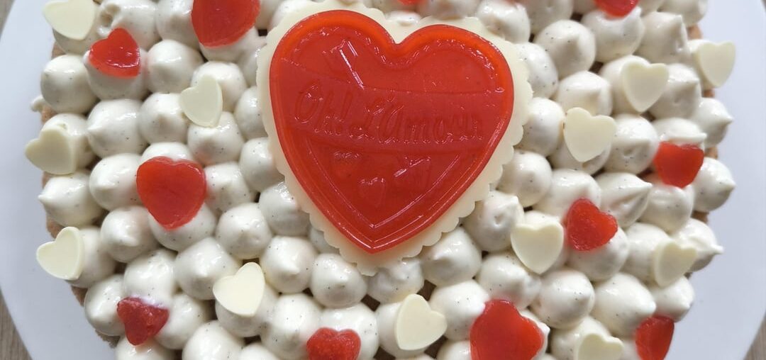 Gâteau de saint Valentin