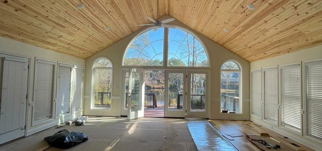 Sunroom remodel in North Carolina not complete [1080x2220]
