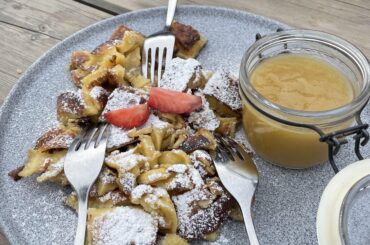 Kaiserschmarrn in the Austrian Alps