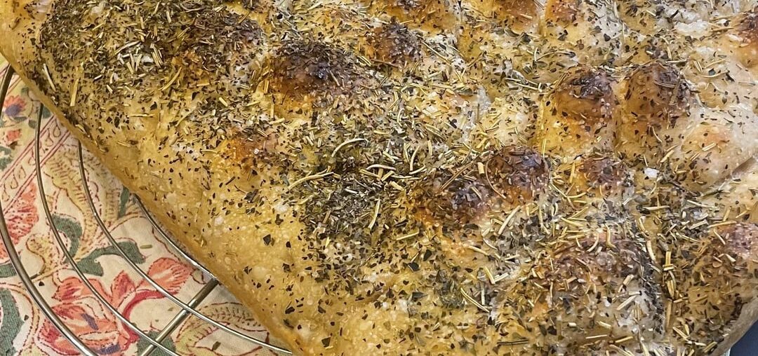 Focaccia au levain