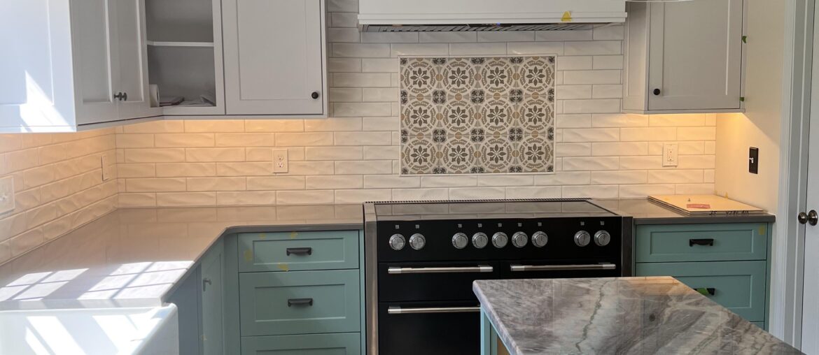 Right before we moved back into the kitchen after the remodel.