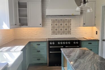 Right before we moved back into the kitchen after the remodel.