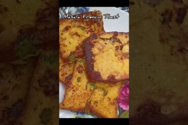 Masala French Toast Recipe Easy Breakfast #food #shorts #recipe #breakfast #easy #ytshorts #reels
