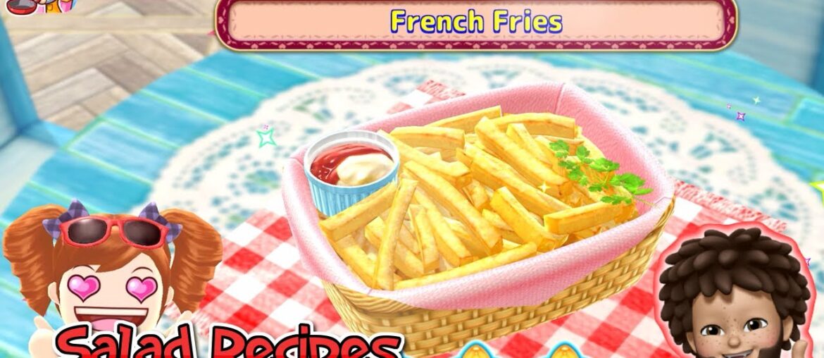 Cooking Mama: Cuisine! – Vegetable Recipes | French Fries Cooking Mama: Cuisine! - Vegetable Recipes | French Fries