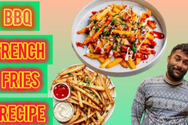 "BBQ French Fries Recipe | Crispy Homemade BBQ Fries | Easy BBQ Side Dish" hindi recipe