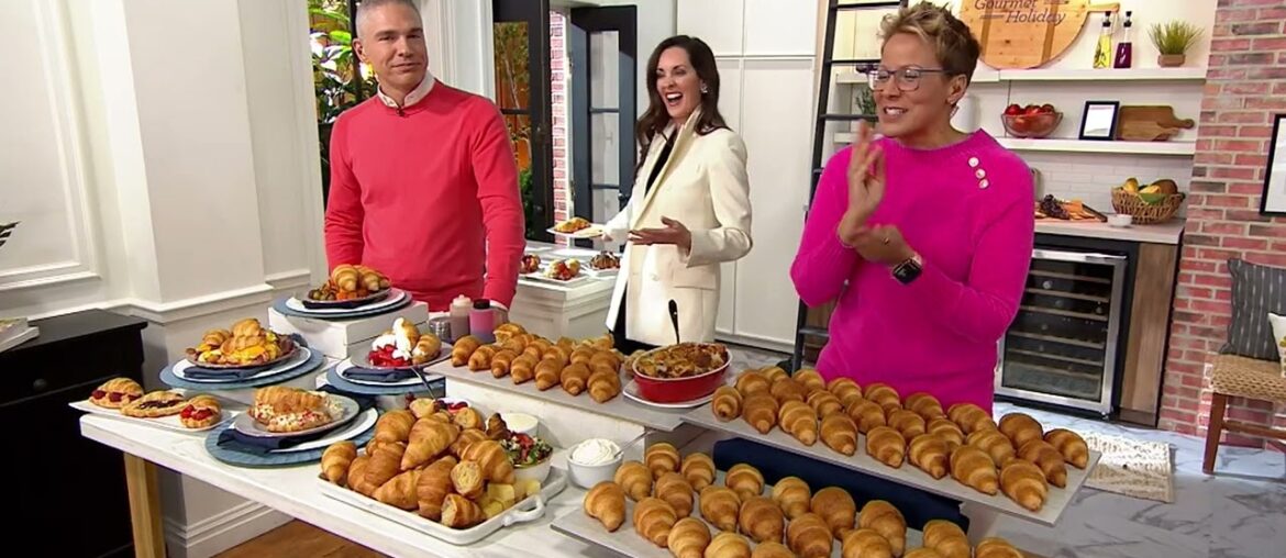 Authentic Gourmet 24 or 48 French Butter Croissants on QVC Authentic Gourmet 24 or 48 French Butter Croissants on QVC