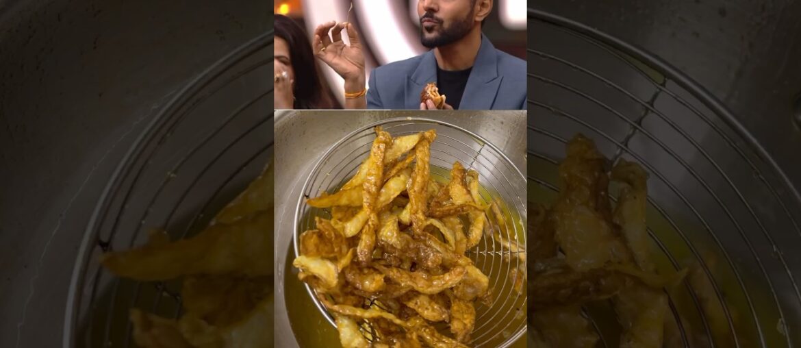 MasterChef India Viral Potato Peel Chips Recipe|#shorts #mci MasterChef India Viral Potato Peel Chips Recipe|#shorts #mci
