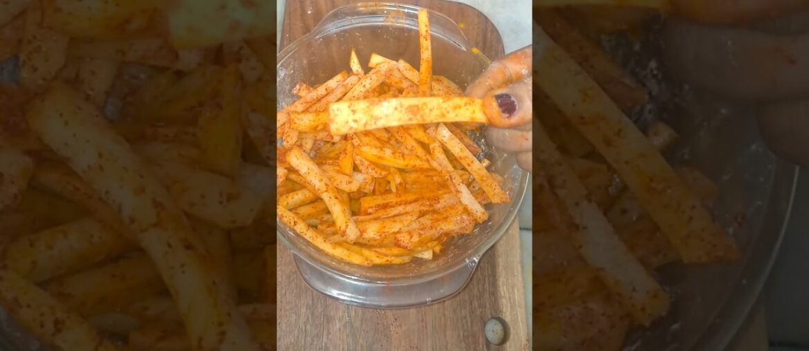 Masala French Fries recipe #snacks#ytshorts #yummy