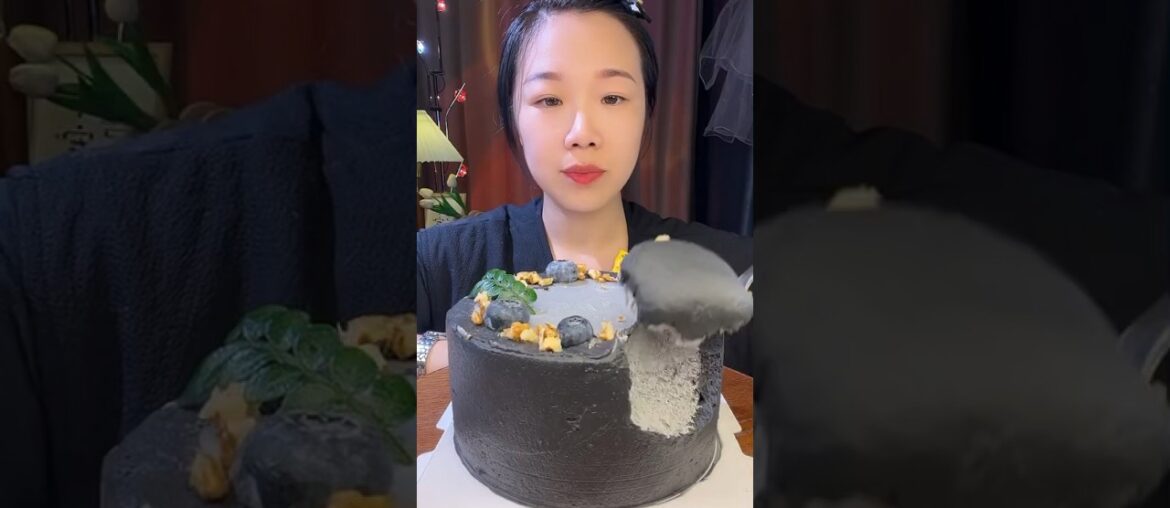 Cherry with chocolate French mille crepe #chocolate #millefeuille #Gourmet dessert cures all unhap