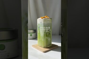 cereal milk matcha latte | fun french toast recipe!