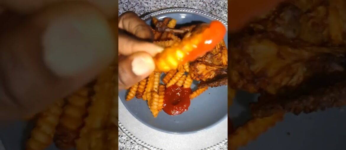 Extra crispy French fries