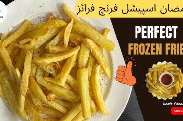 Ramadan Frozen Fries Recipe | Make and Freeze Ramadan Special Recipe | French Fries Recipe