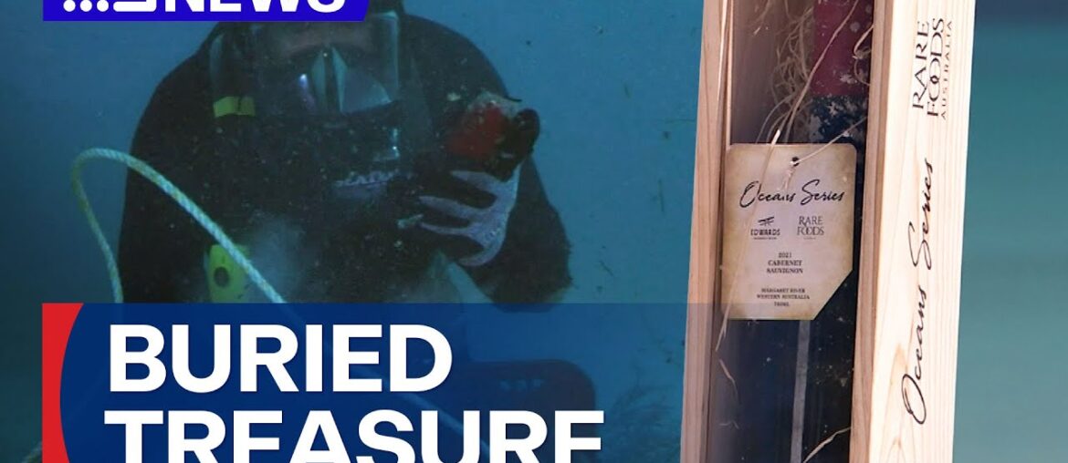 Australian company selling wine cellared on the ocean floor | 9 News Australia