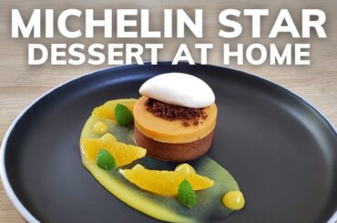 Fine dining CHOCOLATE & ORANGE dessert | Michelin Star Pastry At Home