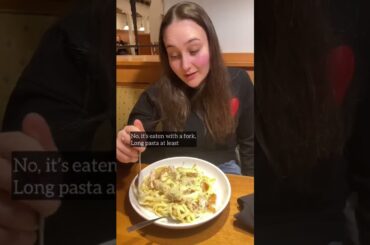 My cousin from Italy gives us her opinion on the Olive Garden!