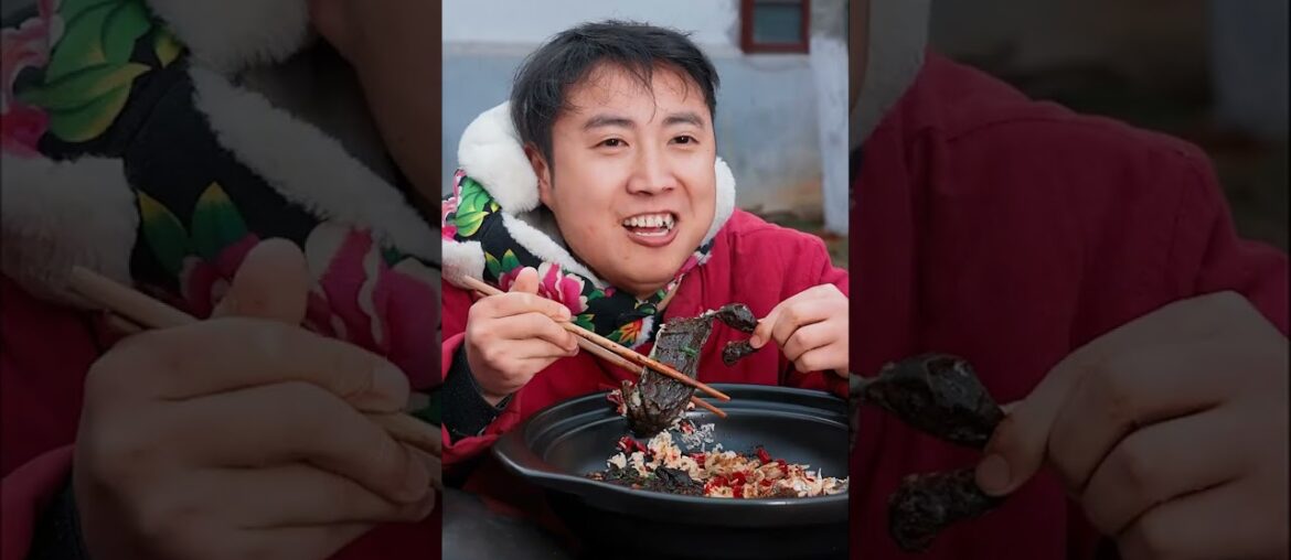 Roasted frog, ginger “chicken”, braised fish Roasted frog, ginger "chicken", braised fish