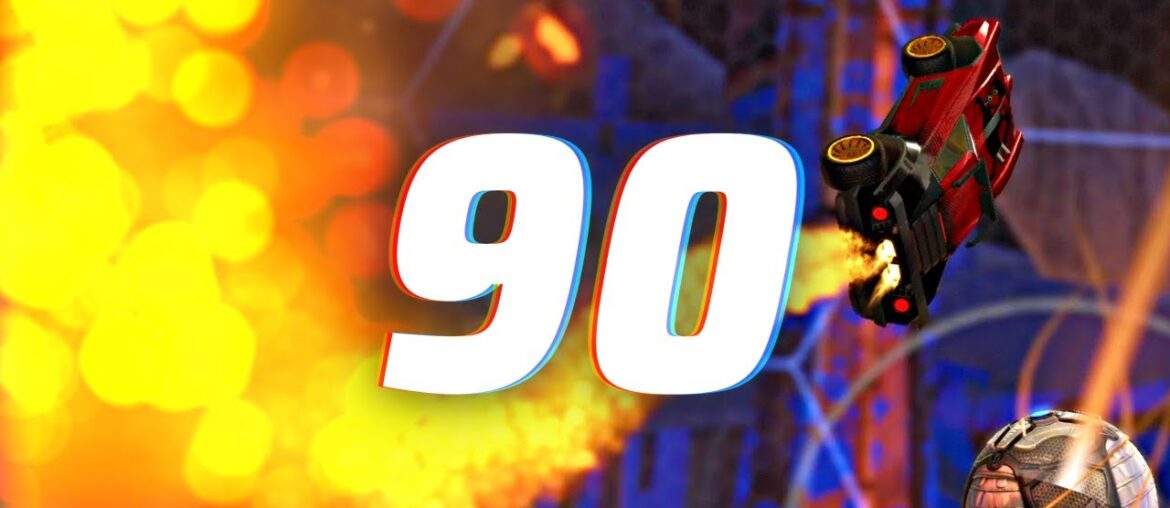 ROCKET LEAGUE INSANITY 90 ! (BEST ROCKET LEAGUE CLIPS, FREESTYLES!)