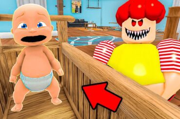 Baby and RONALD MCDONALD Play Hide and Seek!