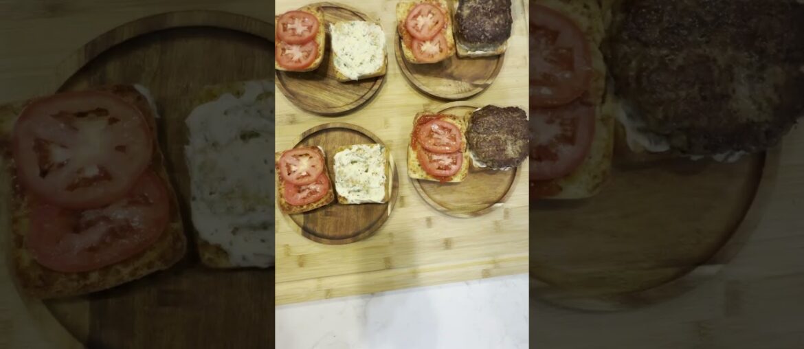 GARLIC AIOLI CIABATTA BURGER – GOURMET BURGER! #viral #beef #food #shorts #burger #dinner #cooking GARLIC AIOLI CIABATTA BURGER - GOURMET BURGER! #viral #beef #food #shorts #burger #dinner #cooking