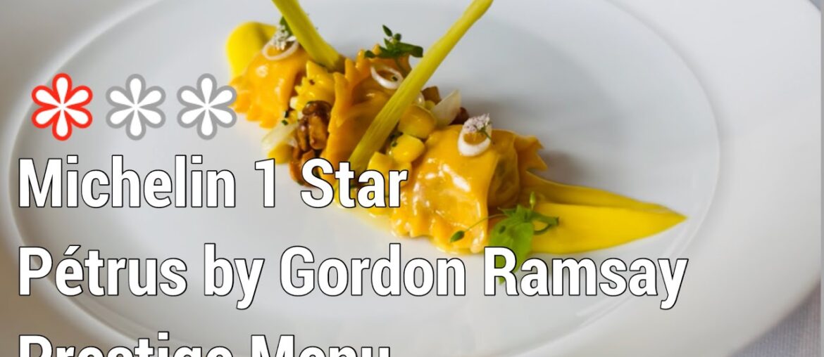 Fine dining at Petrus by Gordon Ramsay (Michelin Star Restaurant Prestige Menu in London) Fine dining at Petrus by Gordon Ramsay (Michelin Star Restaurant Prestige Menu in London)