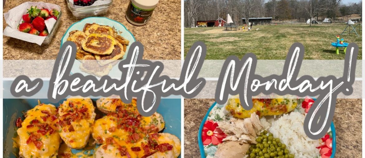 CROISSANT BREAD FRENCH TOAST! || MONDAY MEALS!