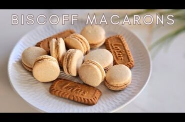 How To Make Biscoff Macarons | Biscoff Buttercream Recipe | French Macarons