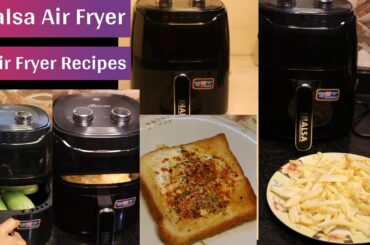 Amazing Air Fryer Recipes | Inalsa Air Fryer | Roasted Brinjal, French Fries, Egg in A Hole