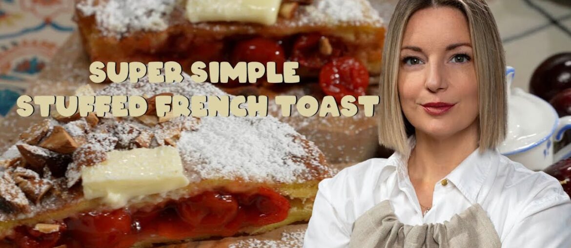 CHERRY ALMOND STUFFED FRENCH TOAST