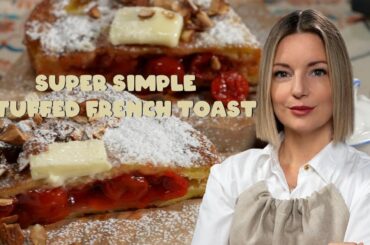 CHERRY ALMOND STUFFED FRENCH TOAST