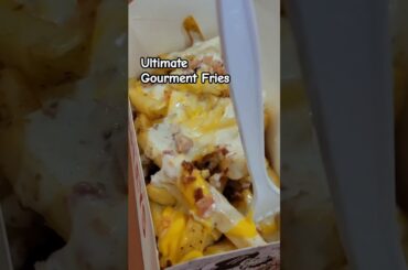 Delicious Gourmet Fries And A Refreshing Booba Beverage #shorts  #food  #asmr