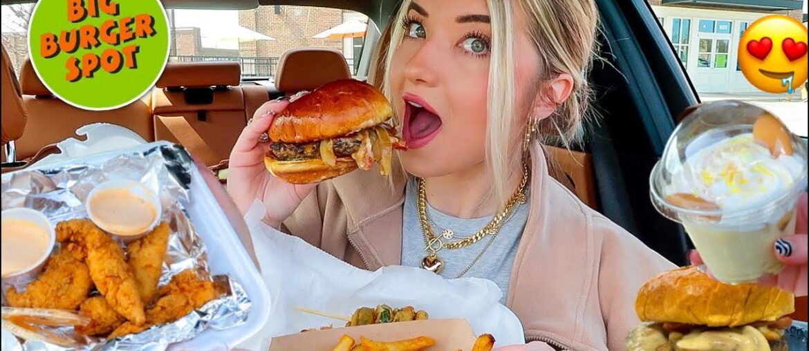 Trying BIG BURGER SPOT For The First Time! *Gourmet Burgers* Trying BIG BURGER SPOT For The First Time! *Gourmet Burgers*