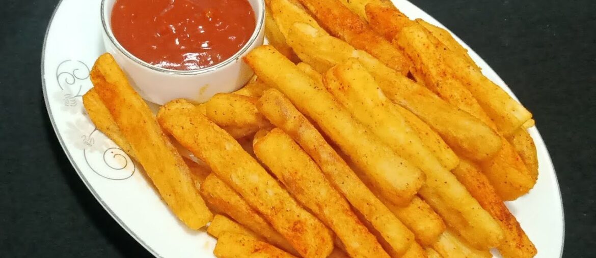 New Style Crispy French Fry Recipe! Its So Delicious! Potato French Fries Recipe At Home! Potato Rcp