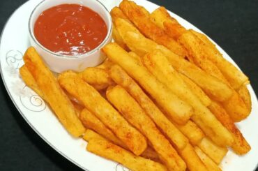 New Style Crispy French Fry Recipe! Its So Delicious! Potato French Fries Recipe At Home! Potato Rcp