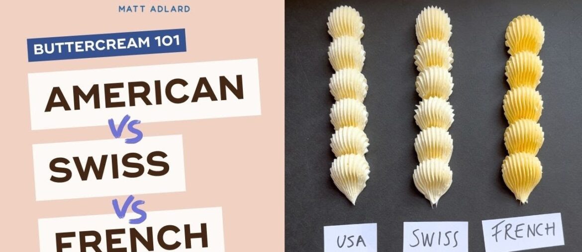 Buttercream - American, Swiss and French recipes