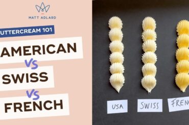 Buttercream - American, Swiss and French recipes