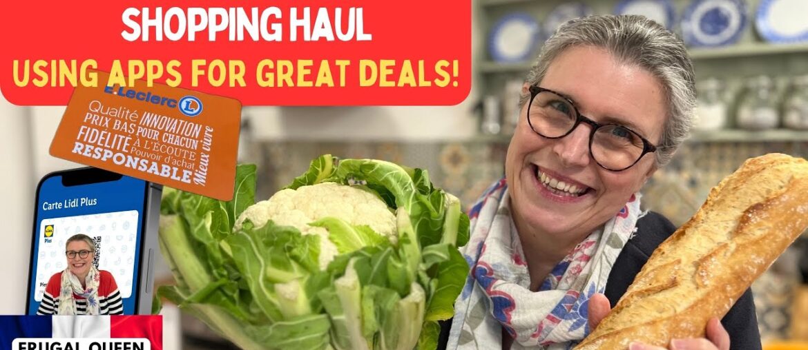 Another amazing French shopping haul. Using Apps for Great Deals. #frugalliving #shoppinghaul Another amazing French shopping haul. Using Apps for Great Deals. #frugalliving #shoppinghaul