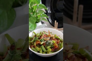 French Beans Fry | Less masala Less Cook Time Nutritive Recipe | Simple beans recipe #shortsfeed