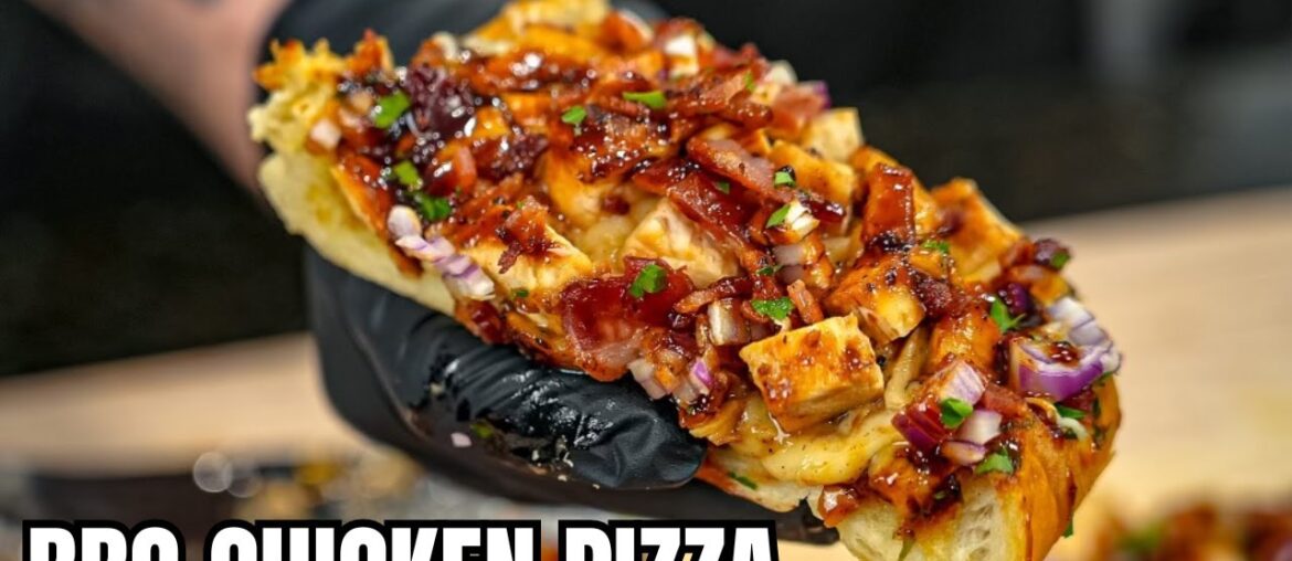 How To Make BBQ Chicken Pizza (On Garlic Bread!) How To Make BBQ Chicken Pizza (On Garlic Bread!)