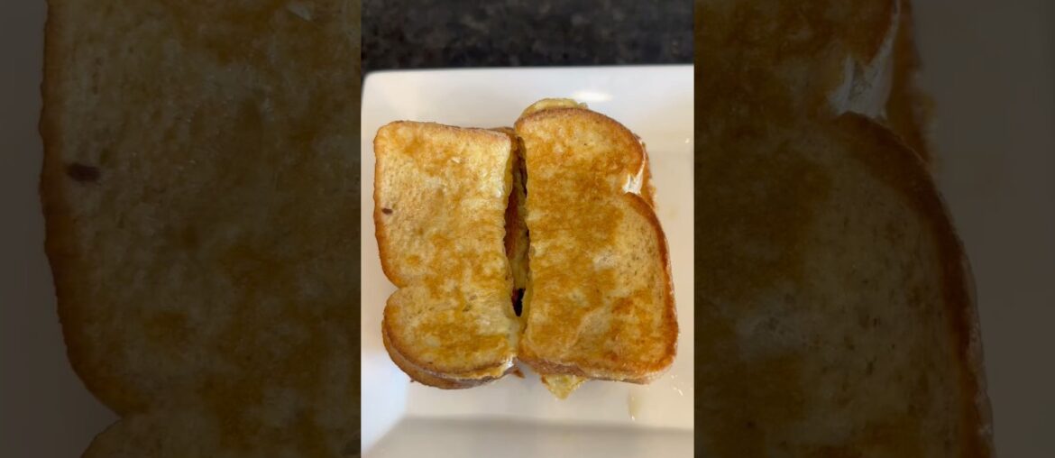 How to make French toast without milk/easy recipe #breakfast #frenchtoast