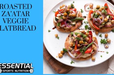 Roasted Zaatar Veggie Flatbread