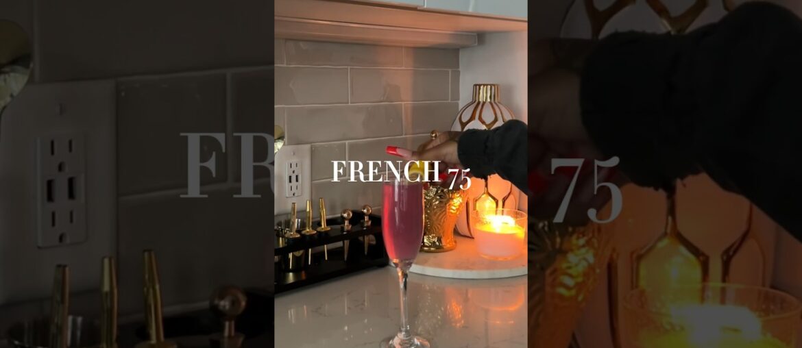French 75 #cocktail #drinkrecipes #cocktailrecipe