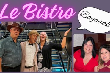 Fine Dining with a Flamingo and a Rooster!