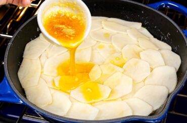 Simple French dish made with just 3 ingredients: potatoes, butter and salt! 2 Versions of the Recipe