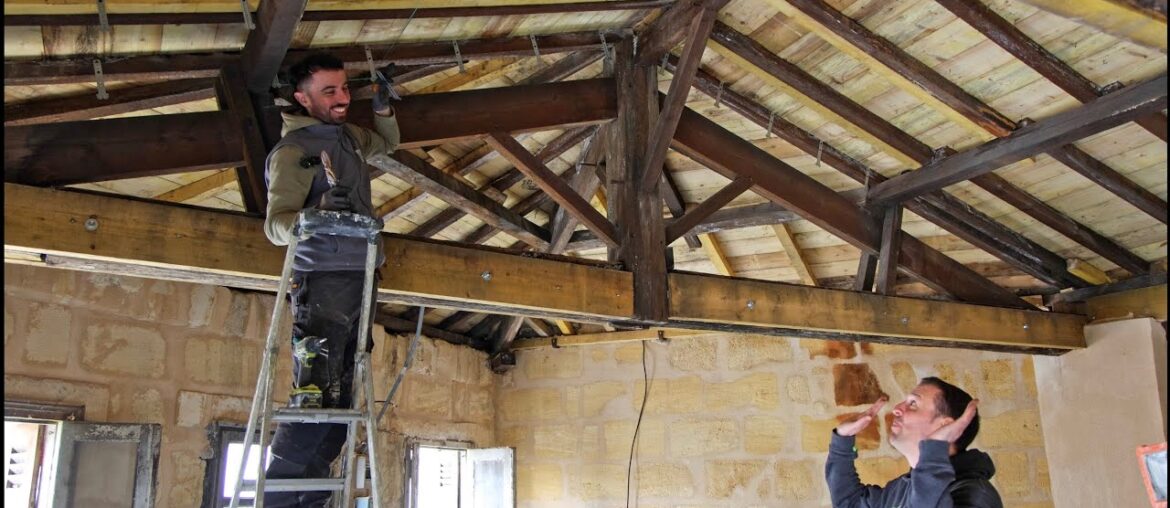 Mastering The Art Of Ceiling Preparation @ The Abandoned House Renovation