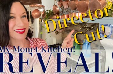 DIRECTOR'S CUT: Hand-Painted Tile REVEAL! Monet's Influence on My Kitchen | FRENCH FARMHOUSE DECOR
