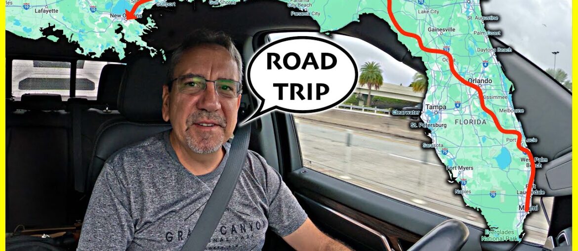 Driving to the West From Miami to New Orleans – S11E2 Driving to the West From Miami to New Orleans - S11E2